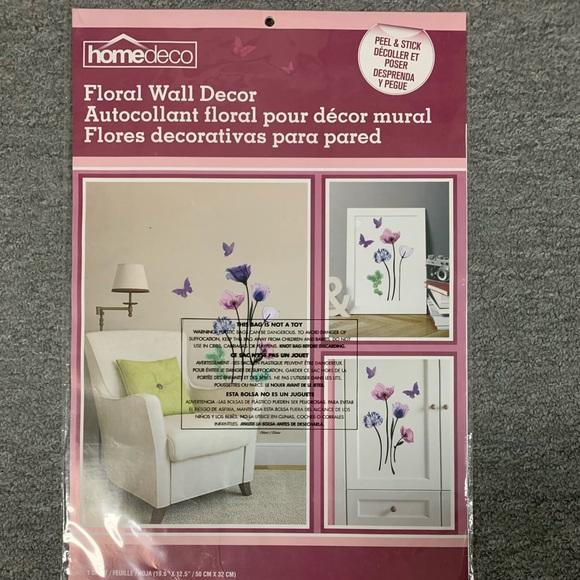 Floral Wall Decor Stickers - Picture 2 of 2